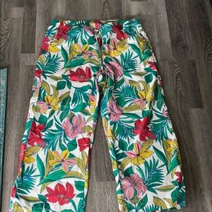 Lou and grey cotton floral beach pants